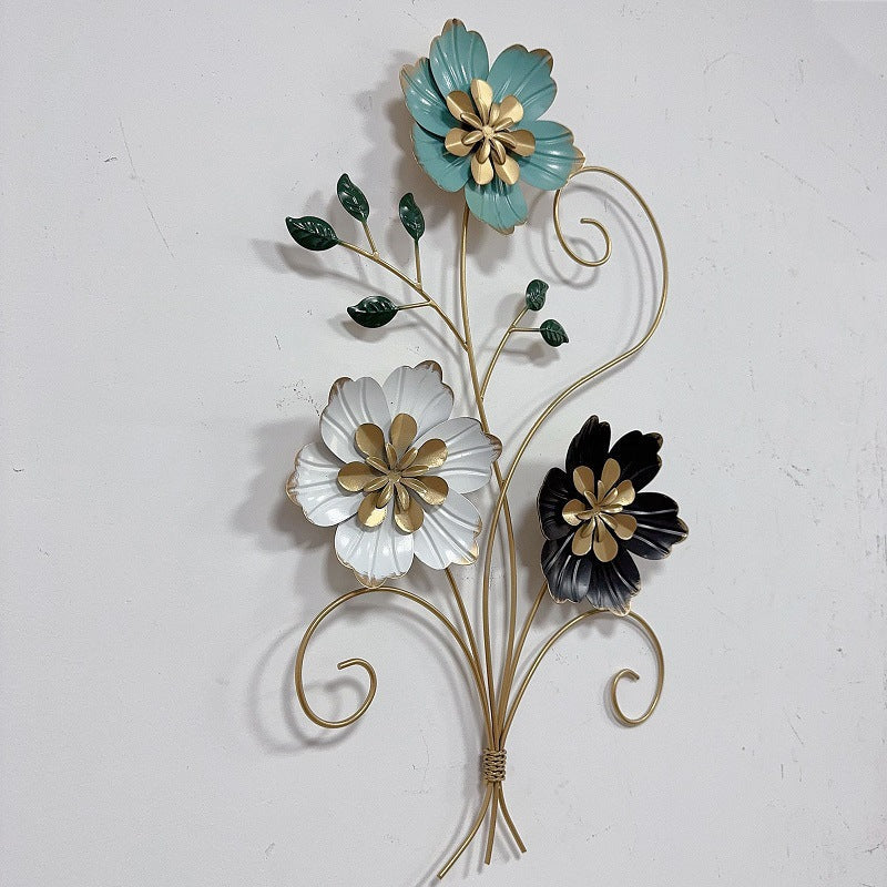3D Floral Metal Wall Art | Kelmera