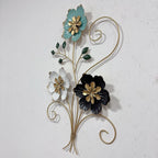 3D Floral Metal Wall Art | Kelmera