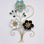 3D Floral Metal Wall Art | Kelmera