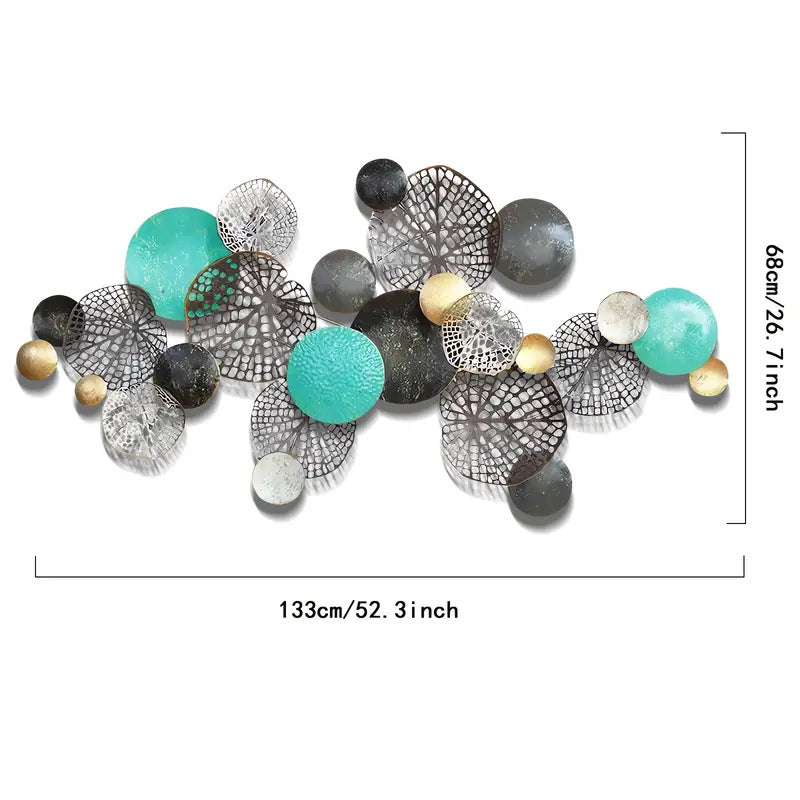 3D Geometric Metal Wall Art Sculpture | Kelmera