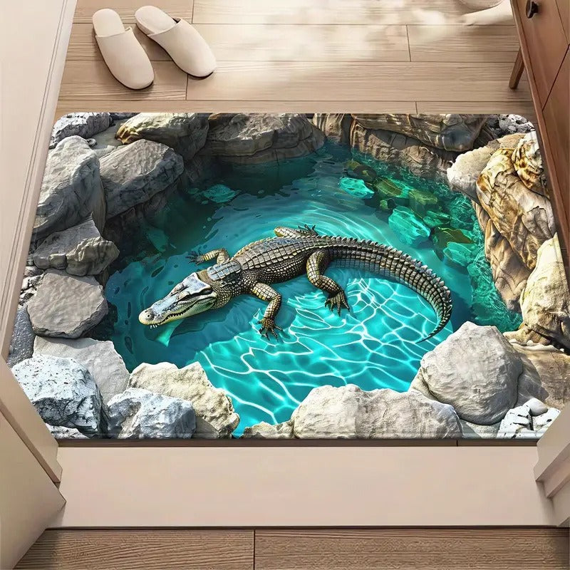 3D Illusion Welcome Mat | Kelmera