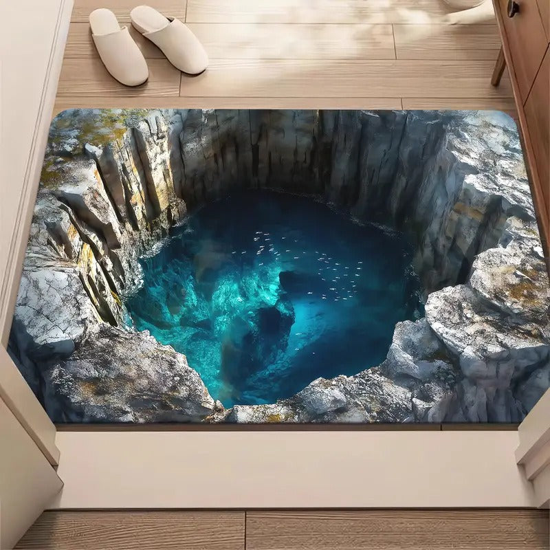 3D Illusion Welcome Mat | Kelmera