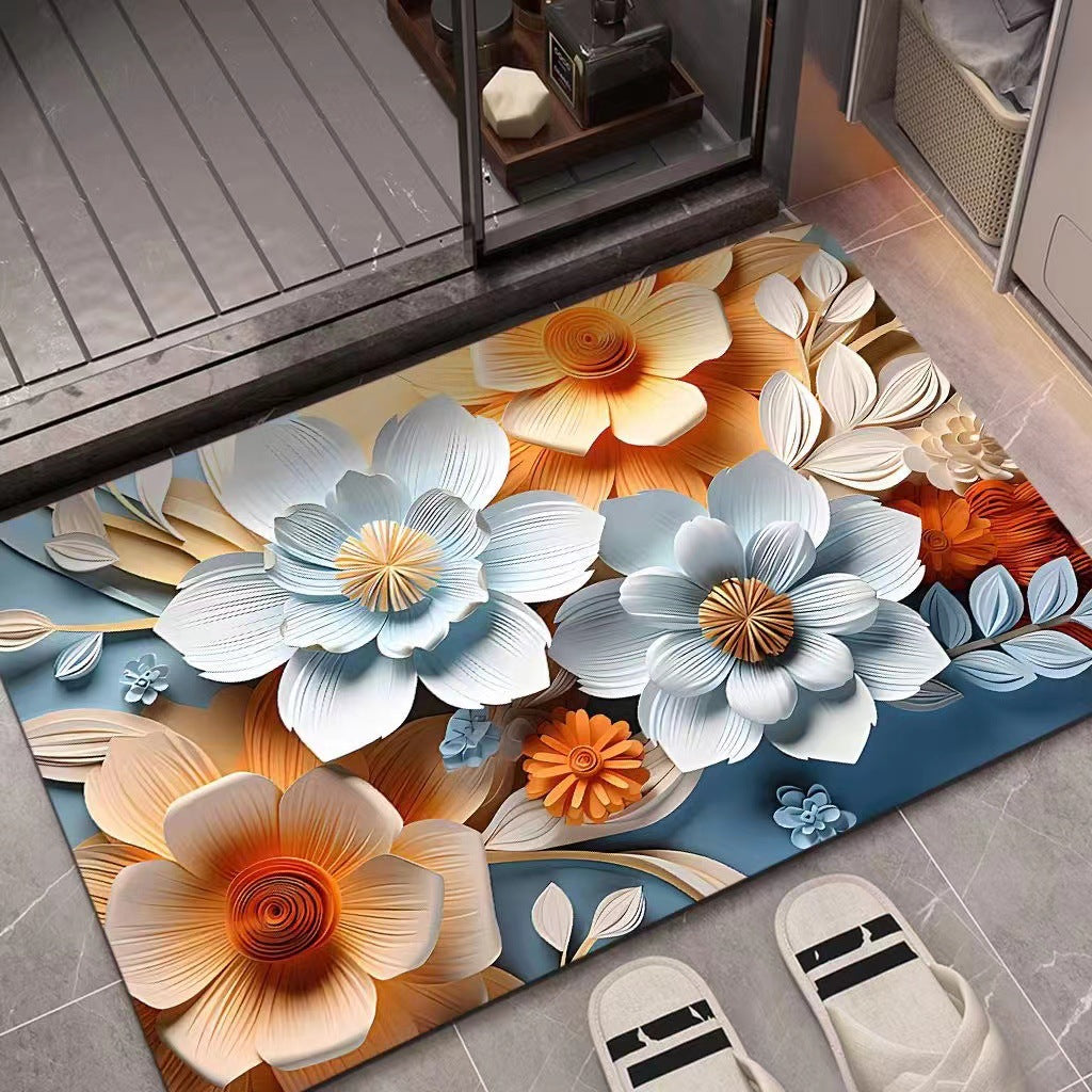 3D Textured Floral Mat | Kelmera