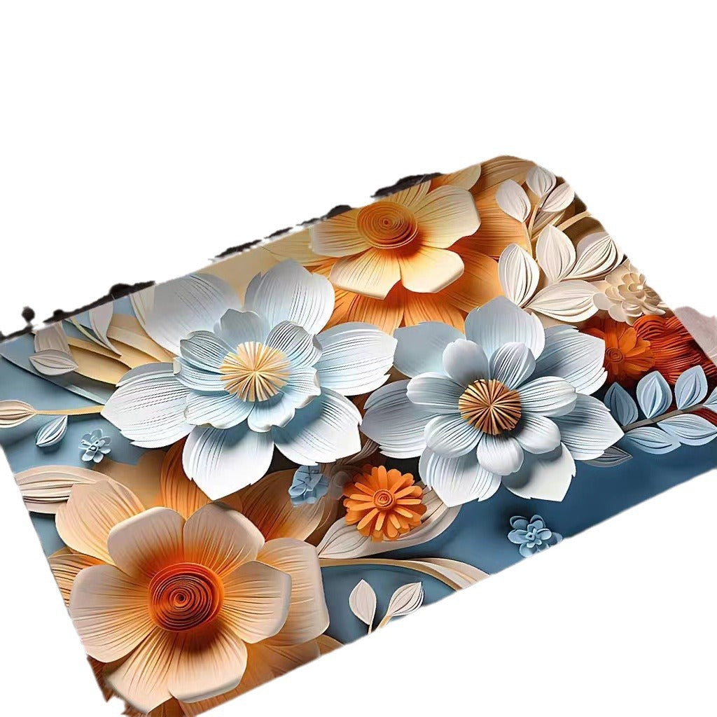 3D Textured Floral Mat | Kelmera