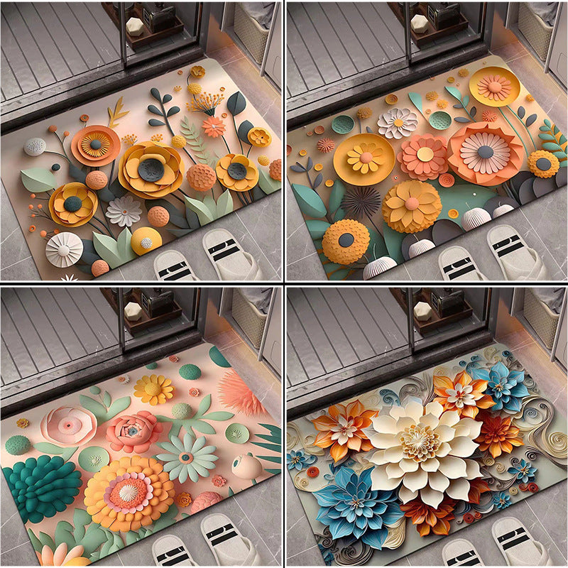3D Textured Floral Mat | Kelmera