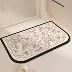 Absorbent Luxury Shower Mat | Kelmera