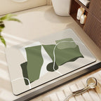 Abstract Art-Themed Indoor Area Mat | Kelmera