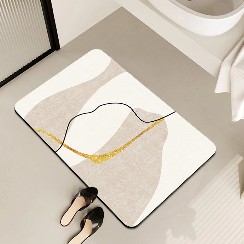 Abstract Art-Themed Indoor Area Mat | Kelmera