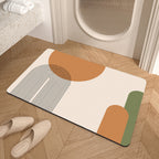 Abstract Art-Themed Indoor Area Mat | Kelmera