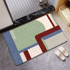 Abstract Art-Themed Indoor Area Mat | Kelmera