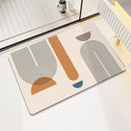 Abstract Art-Themed Indoor Area Mat | Kelmera