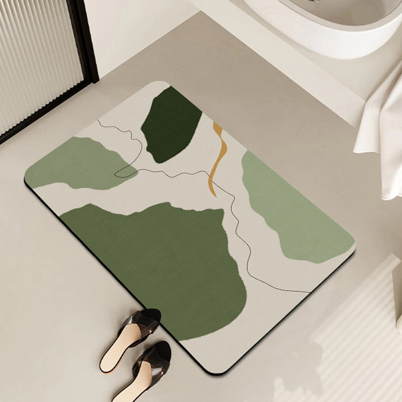 Abstract Art-Themed Indoor Area Mat | Kelmera