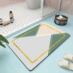 Abstract Floral Bathroom Mat | Kelmera
