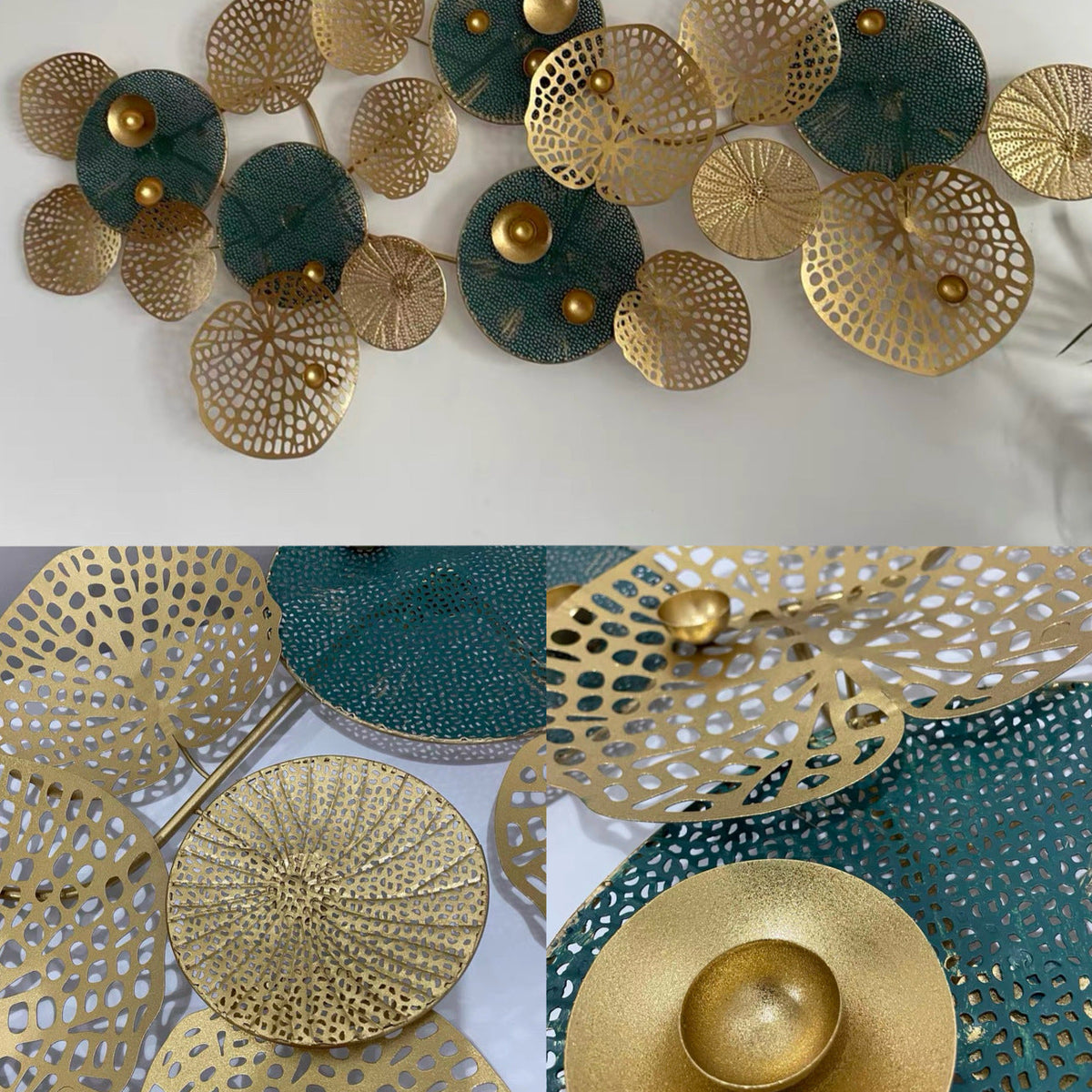 Abstract Floral Metal Wall Sculpture | Kelmera