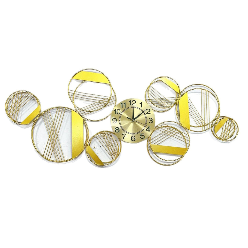 Abstract Geometric Wall Clock Art | Kelmera