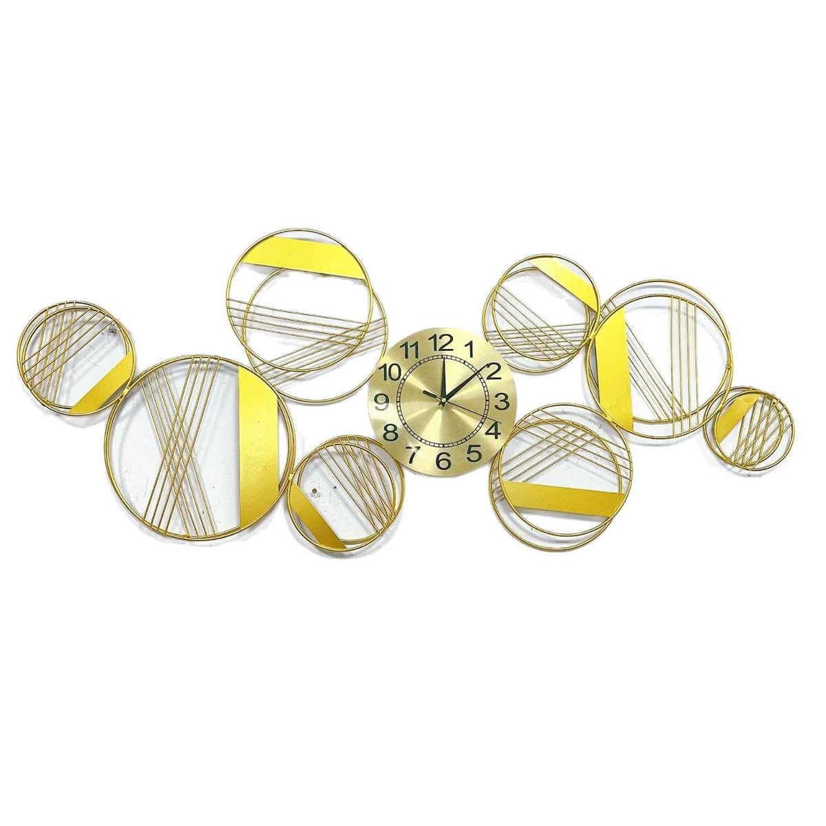 Abstract Geometric Wall Clock Art | Kelmera