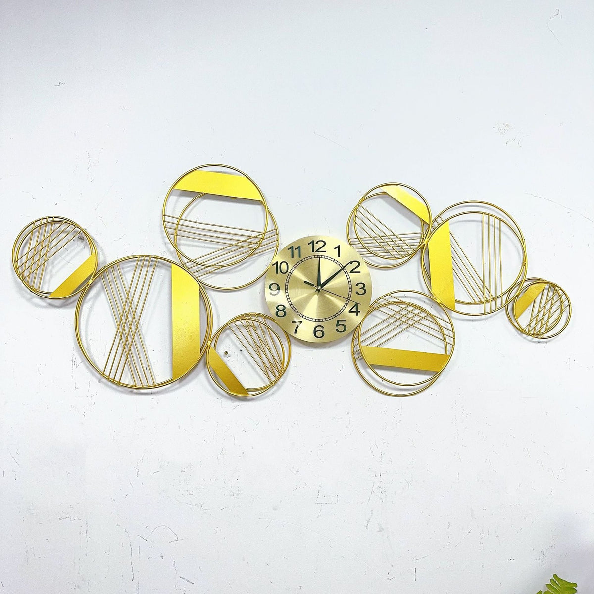 Abstract Geometric Wall Clock Art | Kelmera