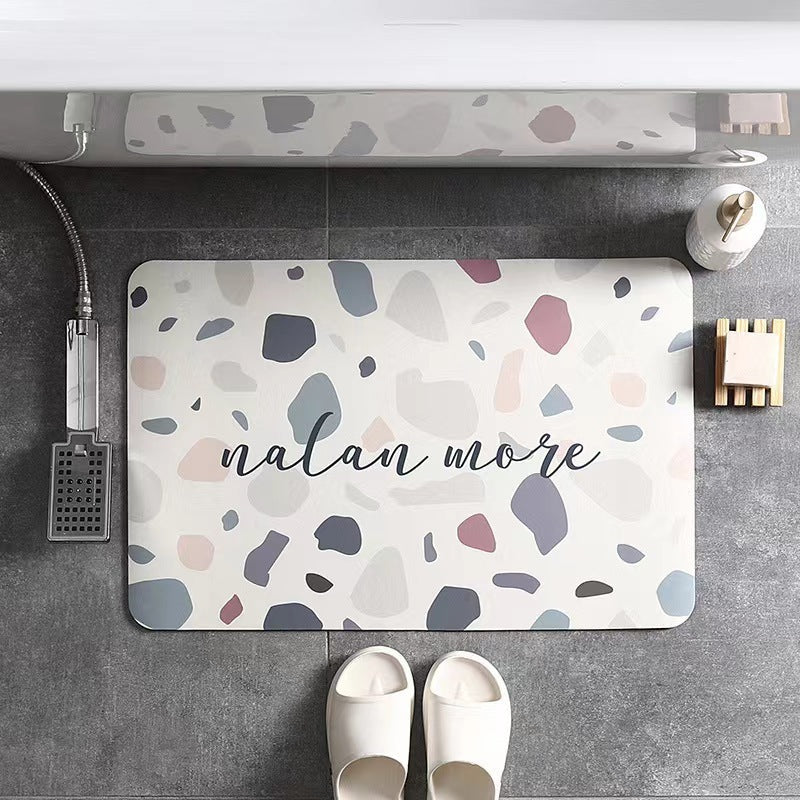 Abstract Landscape Bath Mat | Kelmera