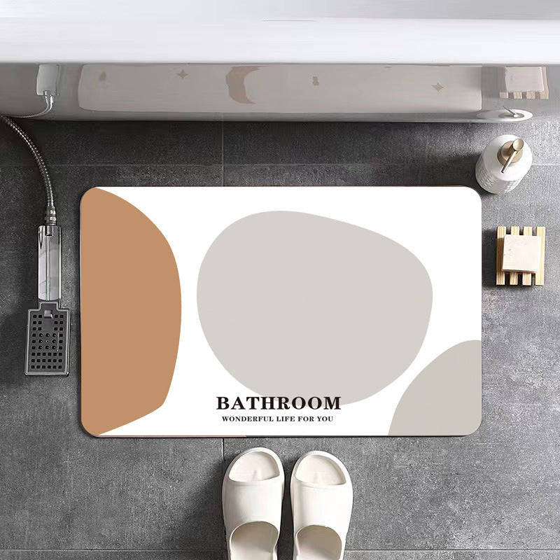 Abstract Landscape Bath Mat | Kelmera