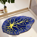 Abstract Leaf Design Area Rug | Kelmera