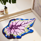 Abstract Leaf Design Area Rug | Kelmera
