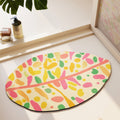 Abstract Leaf Design Area Rug | Kelmera