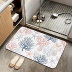 Abstract Marble Design Bath Mat | Kelmera