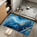 Abstract Marble Design Bath Mat | Kelmera