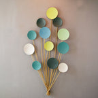 Abstract Metal Wall Art Sculpture Blue | Kelmera