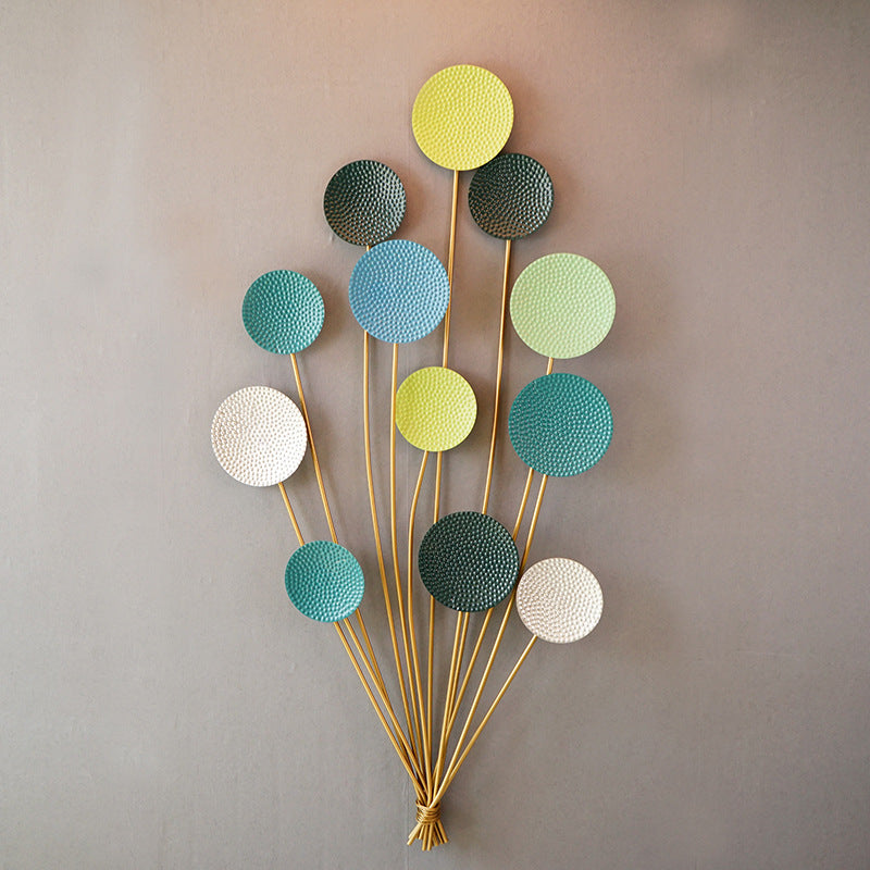 Abstract Metal Wall Art Sculpture Blue | Kelmera