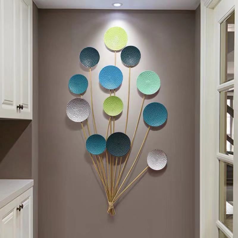Abstract Metal Wall Art Sculpture Blue | Kelmera