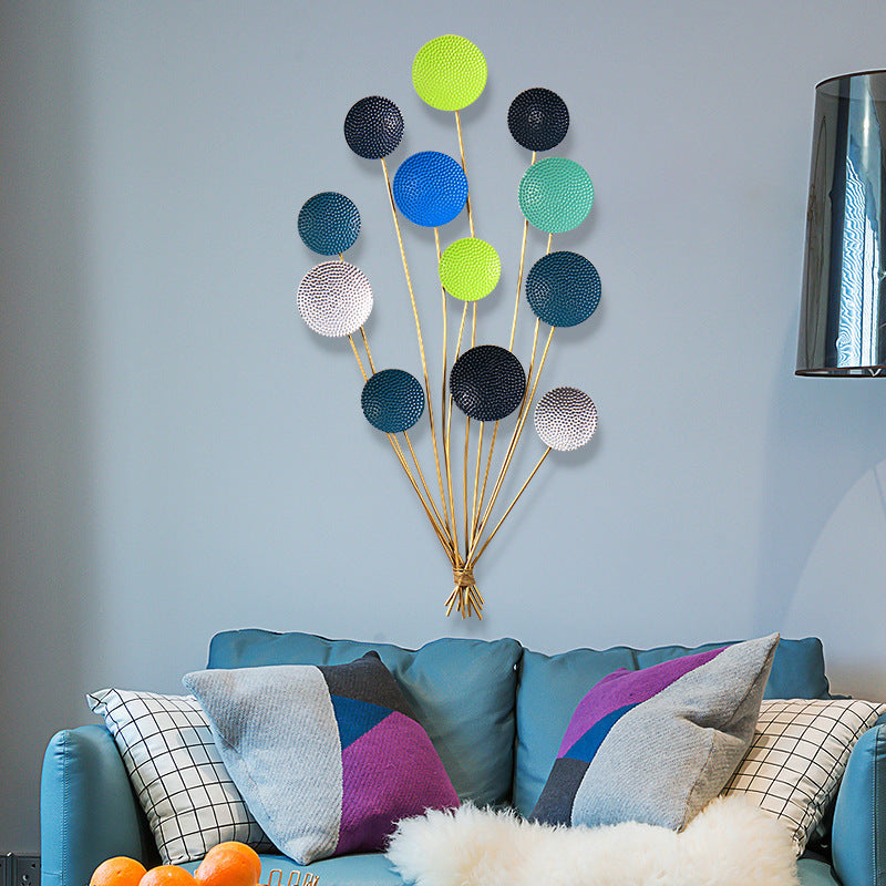 Abstract Metal Wall Art Sculpture Blue | Kelmera