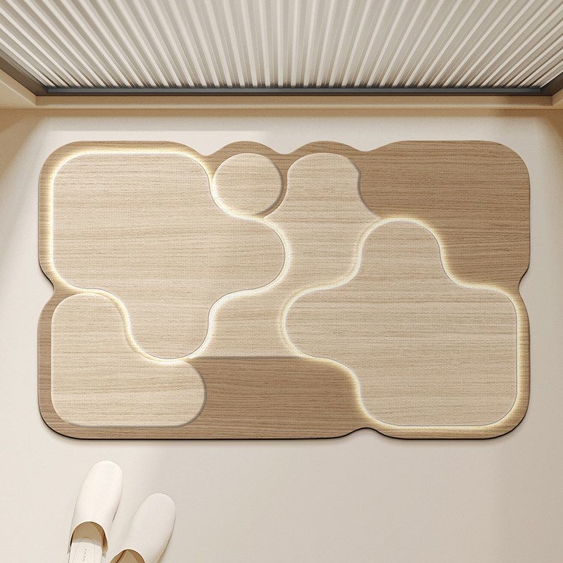 Abstract Non-Slip Area Mat | Kelmera