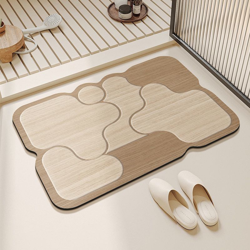 Abstract Non-Slip Area Mat | Kelmera