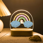 Acrylic LED Rainbow Flower Night Lamp | Kelmera
