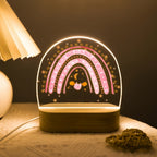 Acrylic LED Rainbow Flower Night Lamp | Kelmera