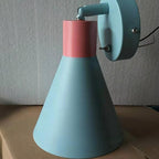 Adjustable Mid-Century Cone Wall Lamp with Swivel Arm | Kelmera