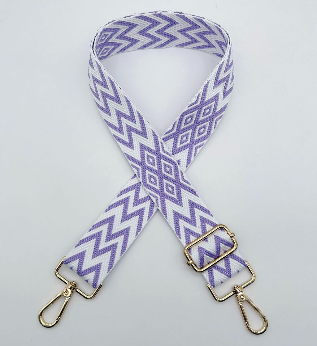 Adjustable Patterned Bag Strap | Kelmera