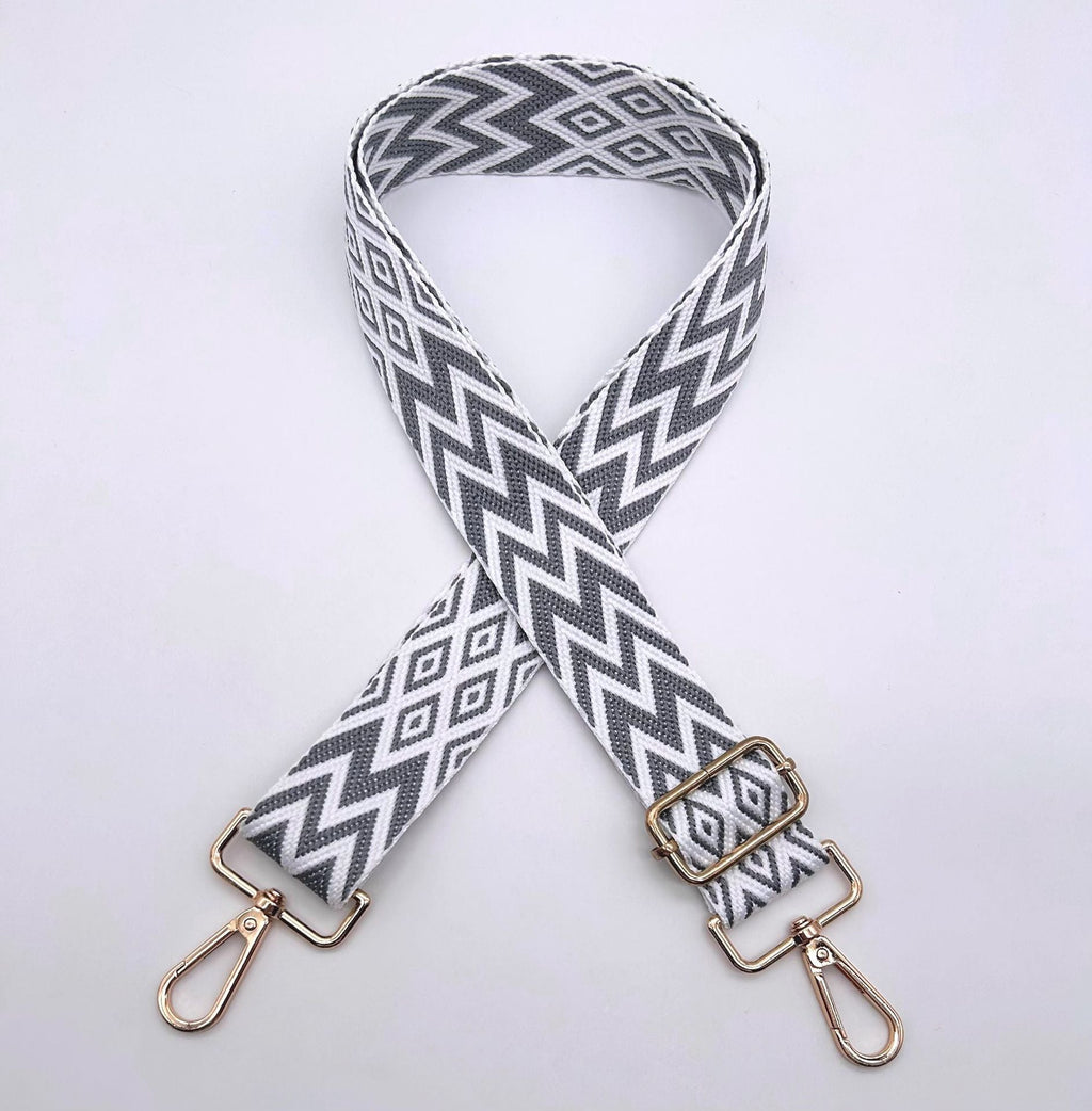 Adjustable Patterned Bag Strap | Kelmera