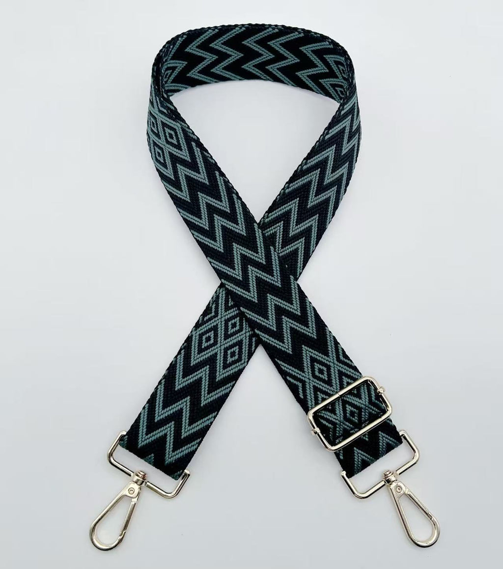 Adjustable Patterned Bag Strap | Kelmera