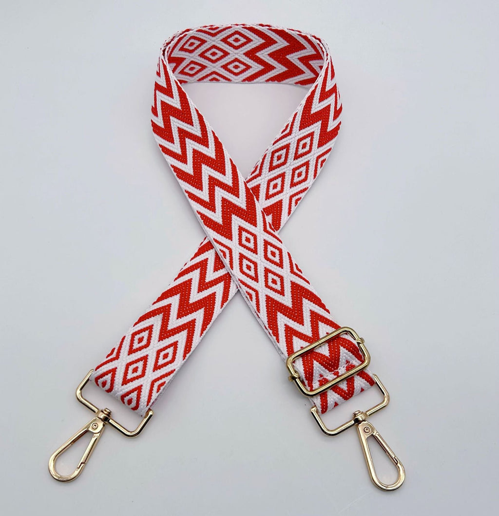 Adjustable Patterned Bag Strap | Kelmera