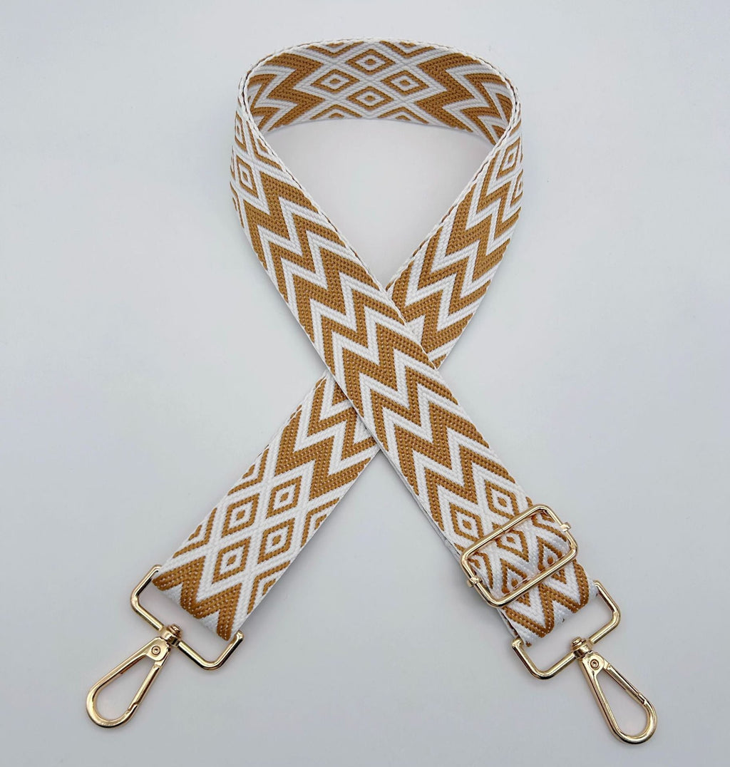 Adjustable Patterned Bag Strap | Kelmera