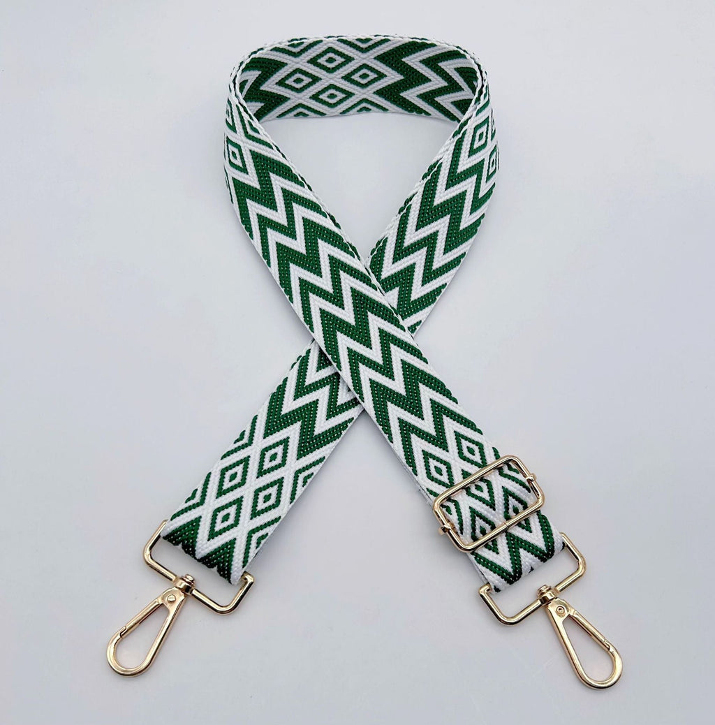 Adjustable Patterned Bag Strap | Kelmera