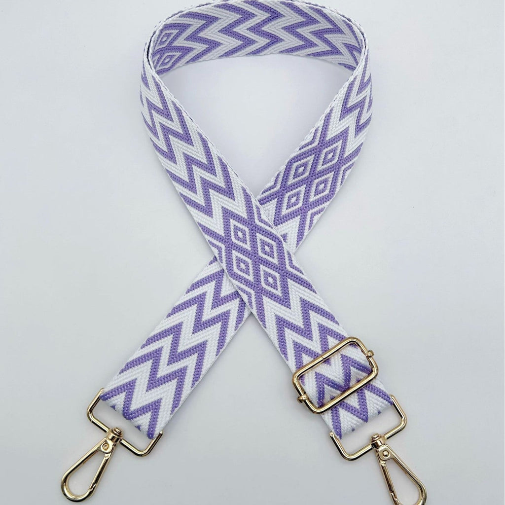 Adjustable Patterned Bag Strap | Kelmera