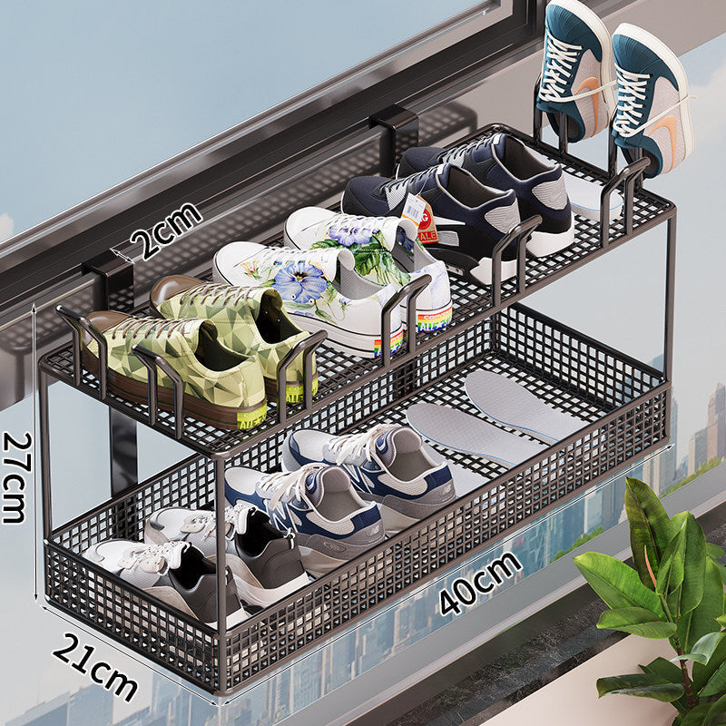 Adjustable Shoe Organizer for the Door | Kelmera