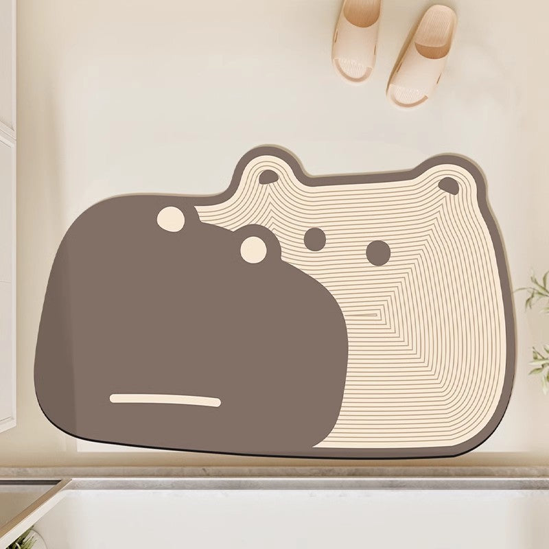 Adorable Frog-Shaped Bath Mat | Kelmera