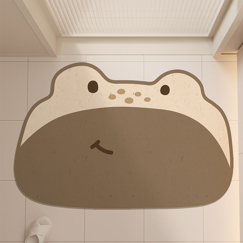 Adorable Frog-Shaped Bath Mat | Kelmera