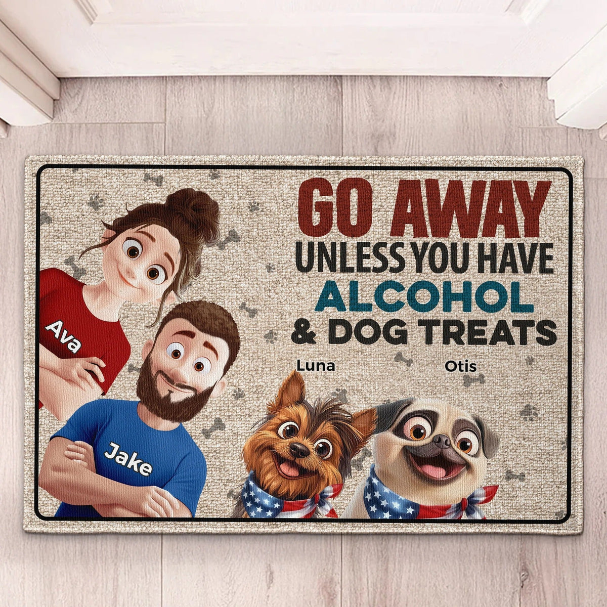 American Flag Themed Doormat | Kelmera