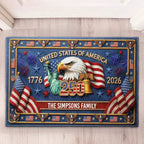 American Flag Themed Doormat | Kelmera