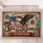 American Flag Themed Doormat | Kelmera